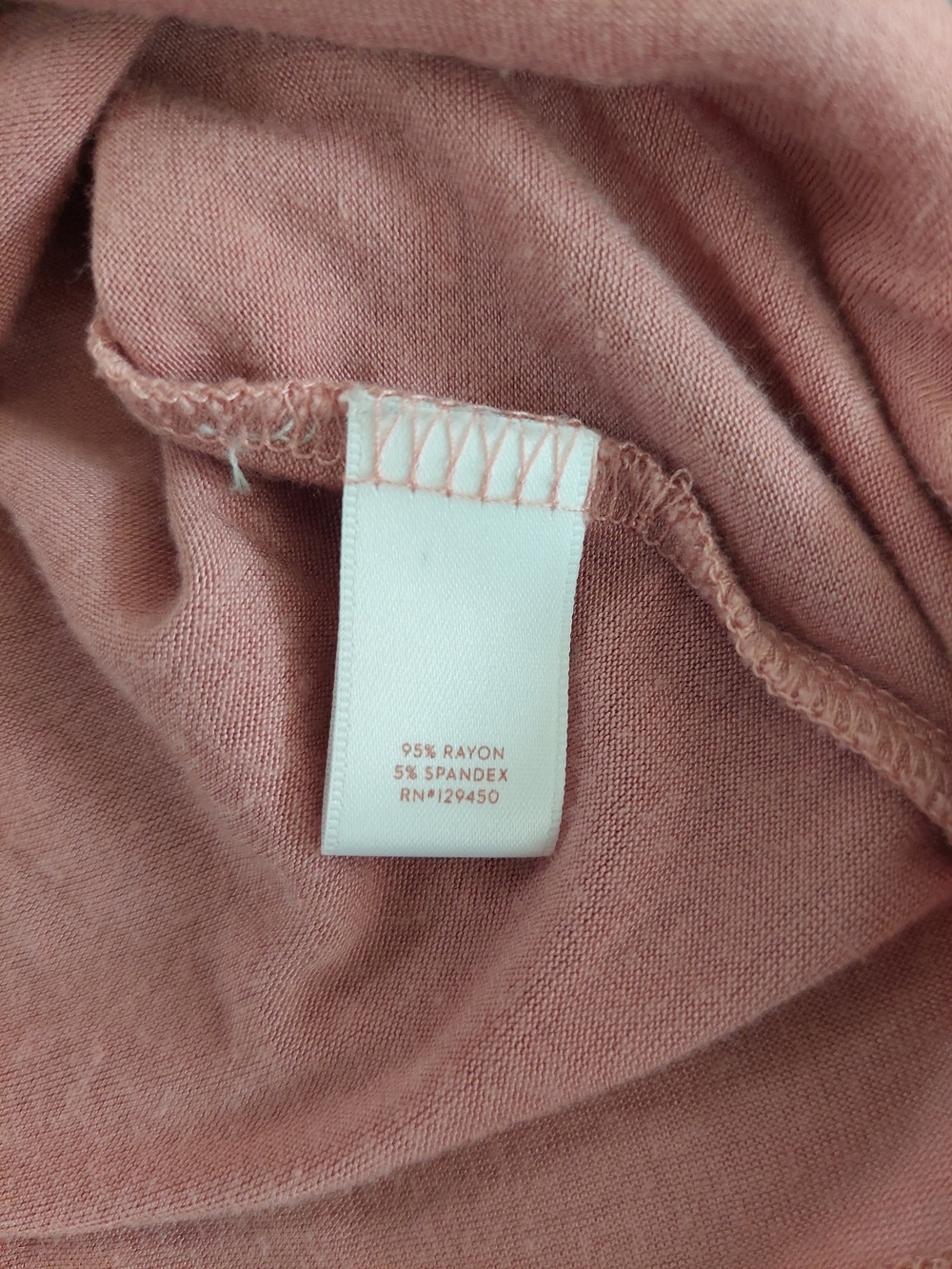 LC Lauren Conrad Rose Pink Bell Sleeve Keyhole Tie Back Top Large - Picture 5 of 7
